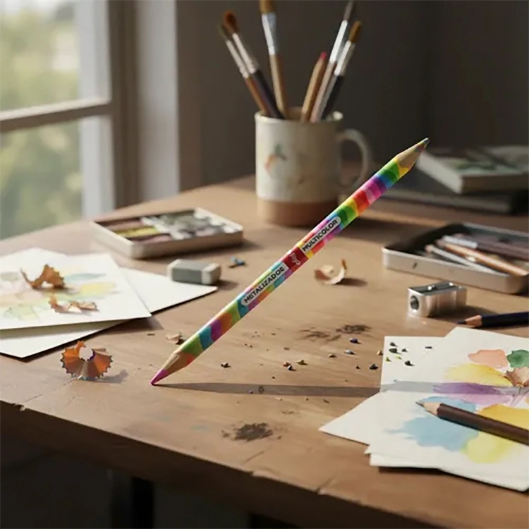 Lapiz Filgo Doble Punta Jumbo Duo Twist Milticolor por Unidad ART.PN401J-T36-BIC